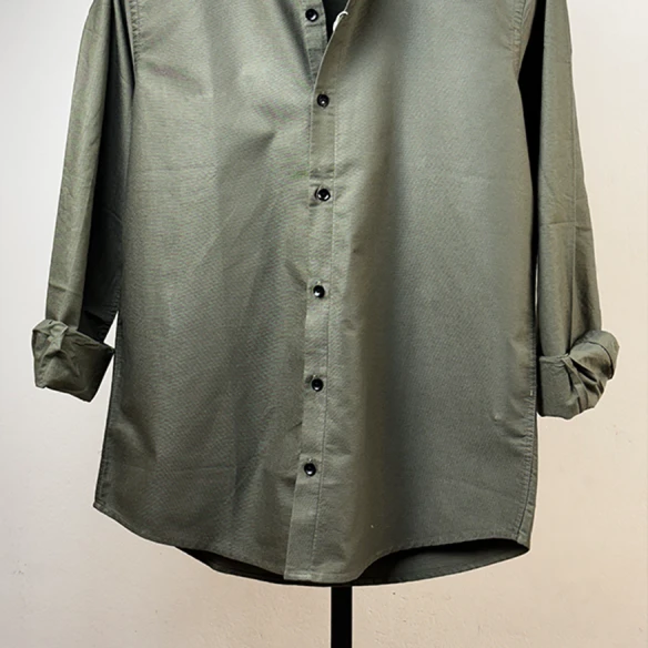 Olive Green Classic Fit Shirt
