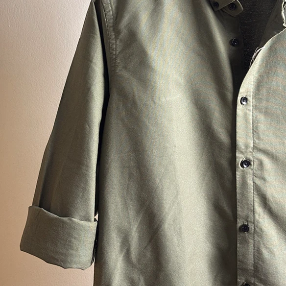 Olive Green Classic Fit Shirt