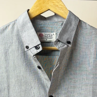 Textured Grey Everyday Shirt