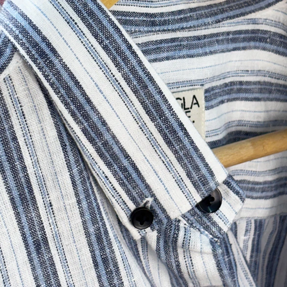Breathable Cotton Striped Men's Shirt