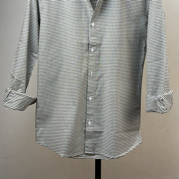 Classic Gingham Long Sleeve Men's Shirt
