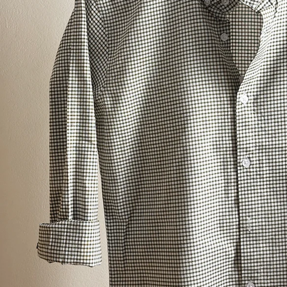 Classic Gingham Long Sleeve Men's Shirt