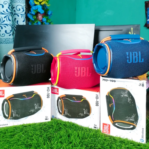 HD100 15W Bluetooth Speaker with Double Diaphragm & Heavy Bass